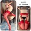 Strap Integrated Socks, Silk Stockings, Women's High Leg Thigh Socks