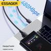 ESSAGER A-C7A Type-C Fast Charging Cable for Apple and Huawei Mobile Phones