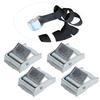 4Pcs Zinc Alloy Buckle for Heavy Duty Tiedown Cargoes Strap Fixed Tensioner Ratchet Buckle(25mm )