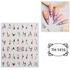 New Year Nail Art Stickers Bronzing Year of the Dragon Chinese Style Mahjong Cartoon Nail Stickers Decoration