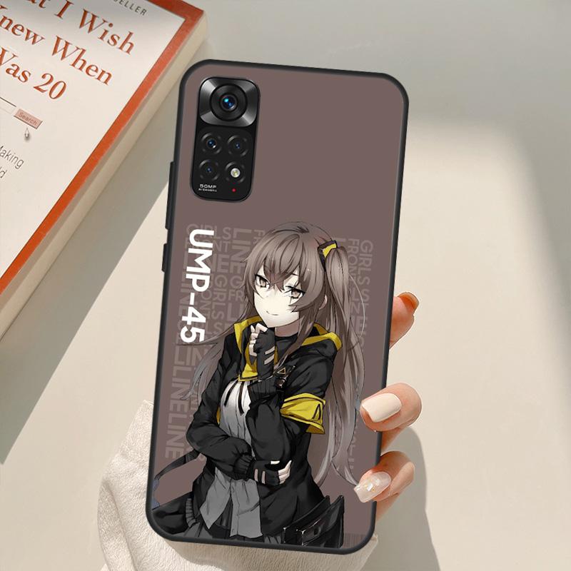 Girls Frontline Game Case For Xiaomi Redmi Note 10 8 9 11 Pro 8T 9S 10S 11S Redmi 10C 9C 9A 9T K50 K40 Gaming