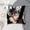 BBlack Clover Doublesided Printed Square Decorative Cushion Cover for Sofa Living Room Home Decor