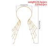 European & American Acrylic Tassel Choker with Faux Pearl Pendant
