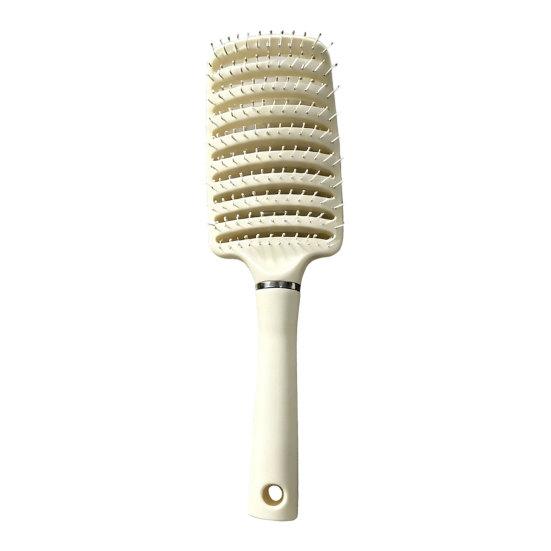 Hair Loss Reduction Brush Curved Vented for Women Detangling Paddle Long Blow-dry Thick
