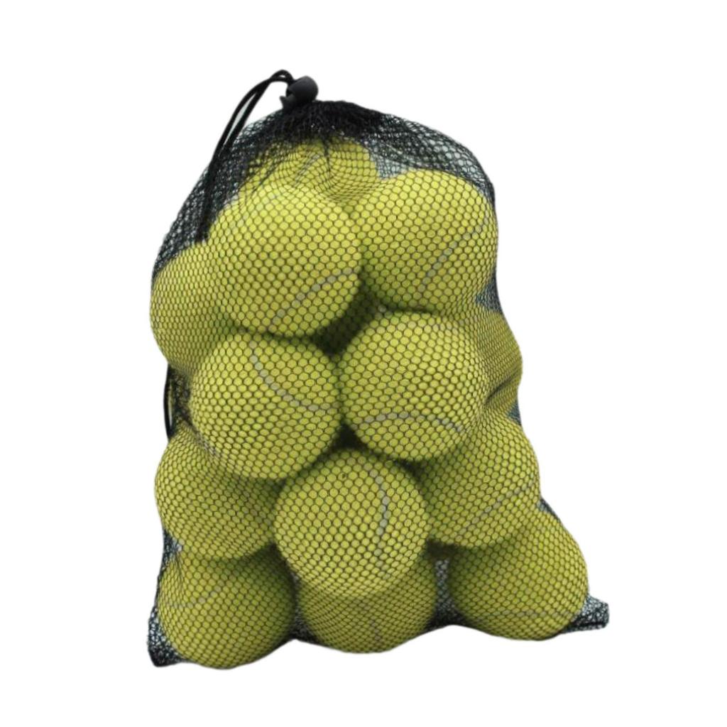 20 Pelotas de Tenis Elásticas, 2.52"; en Diámetro, Resistente al Desgaste, para Entrenamiento, Entusiastas