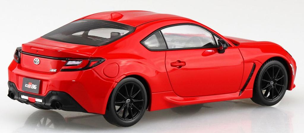 Aoshima Bunka Kyozaisha The Snap Kit Series Toyota GR86 Spark Red Plastic Model 1/32 No.21-A Color-coded