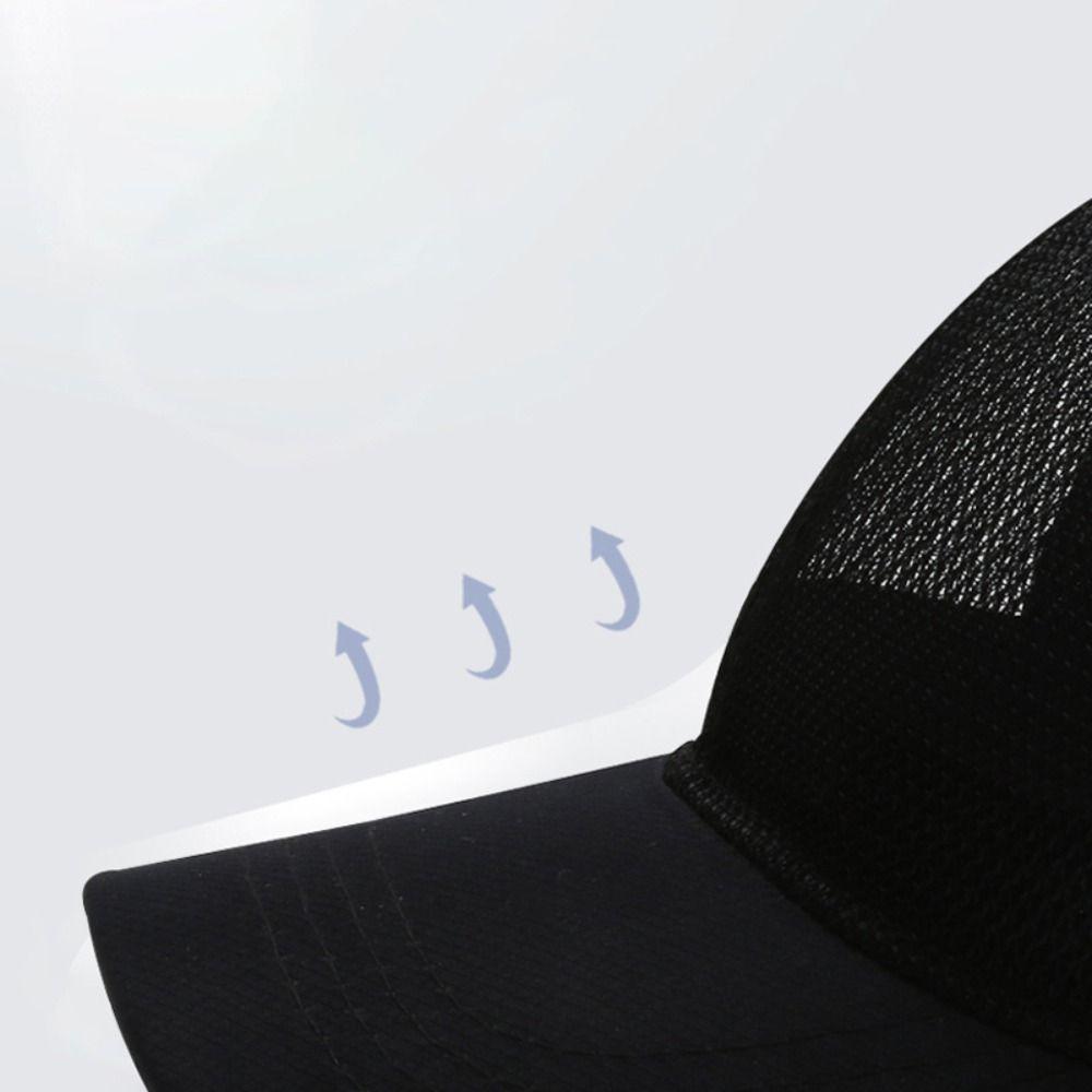 Full Mesh Sun Protection Caps Adjustable Sunscreen Snapback Hats  For Man Women Unisex