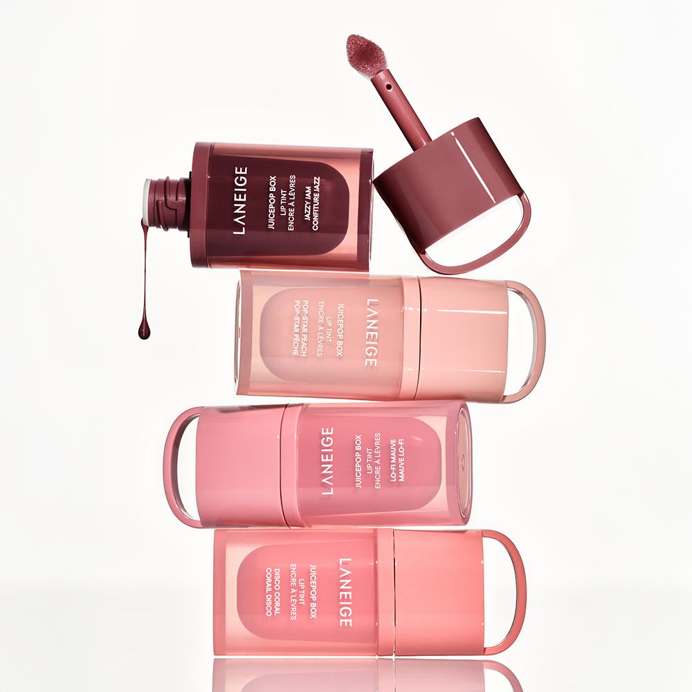 Laneige Juicepop Box Lip Tint 4.5g - 3 Lofi Mauve, Moisturizing Glossy, Korean