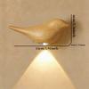 Small Bird Wall Light With Rechargeable Led Sensor For Kids Bedroom Decor