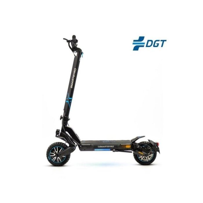 Smartgyro Dual Max 2 LR Patinete Eléctrico 2x1000W 70km 18000mAh Doble Suspensión Homologado DGT