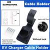 Type2 EV Charger Holder Type1 J1772 Charging Cable Organizer Socket Plug Holder Sleek Wallbox Car Charger Support GBT With Lock