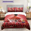 Biancheria da letto Legacy di Ronaldo (1 * copripiumino + 2 * federa, senza nucleo) Set biancheria da letto piatto 2D Copripiumino e federa Morbido e confortevole