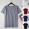 Herren T-Shirt Kurzarm V-Ausschnitt Slim M bis 4XL Schnelltrocknend Streetwear Einfarbige Sommer Freizeit T-Shirt Top Sportbekleidung