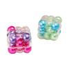 Crunchy Stress Cube for Anxiety Relief, Bead Filled Squeeze Cube Toy, Anti-anxiety Pinch Sensory Toy, Decompression Gadgets
