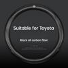 AOT1 Universal Carbon Fiber Steering Wheel Cover for Toyota Corolla Vios Camry - Fits Crown Highlander Levin Ruizhi - Four Seasons Fi400000