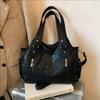 Borsa Tote Grande Capienza Trendy Cool Primaverile per Donna, Versatile Retrò, di Alta Gamma, Borsa a Tracolla, Borsa a Spalla da Pendolare