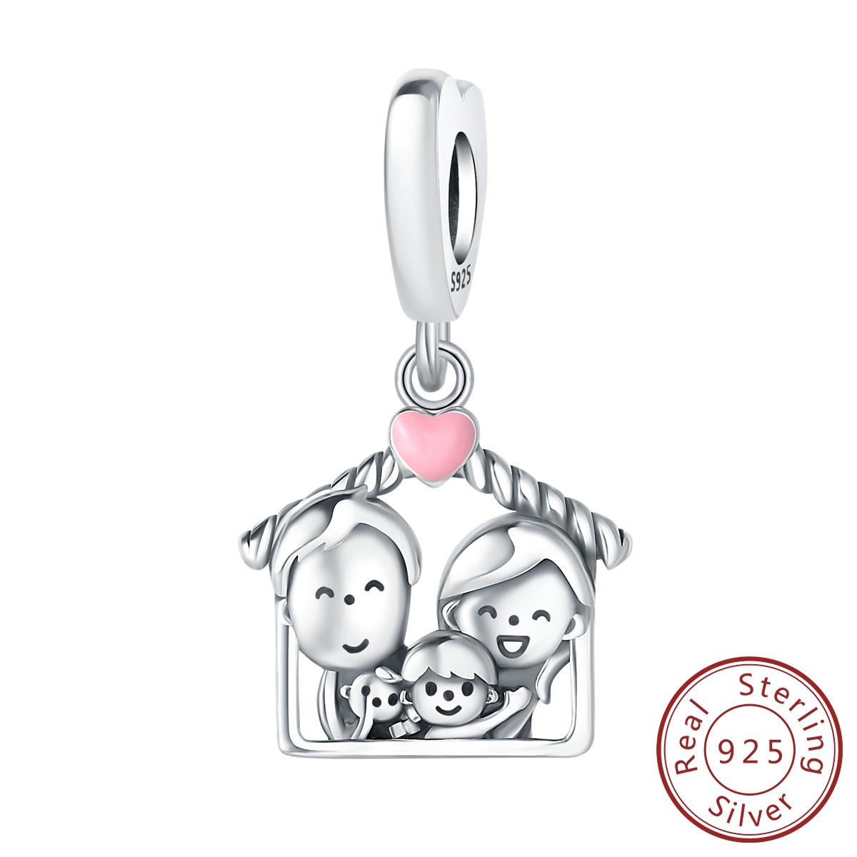 

Новинка Медь Теплый Семейный Навсегда Подвеска Шармы Бусины Ювелирные Изделия Подходят для Оригинального Браслета для Женщин Сделай Сам