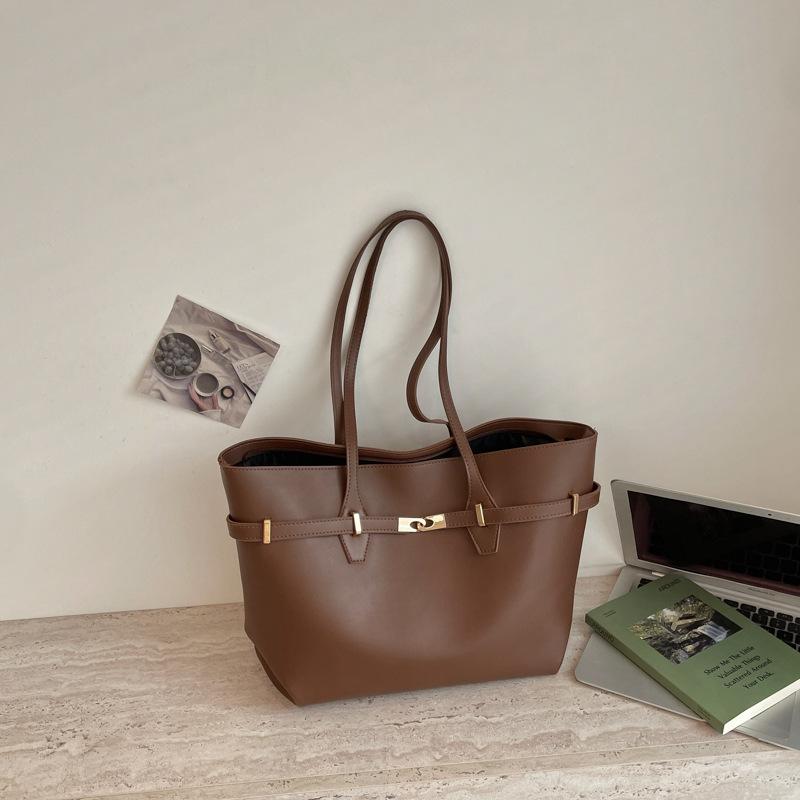 Women Fashion Large Capacity Single Shoulder Underarm Commuter Daily Tote Handbag