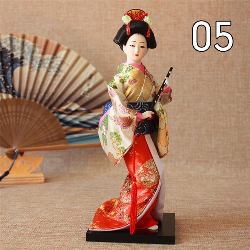 Krásné japonské figurky gejš Panenky s krásným kimonem Domácí dekorace na plochu Miniatury Kolekce ozdob z gejš Dárek