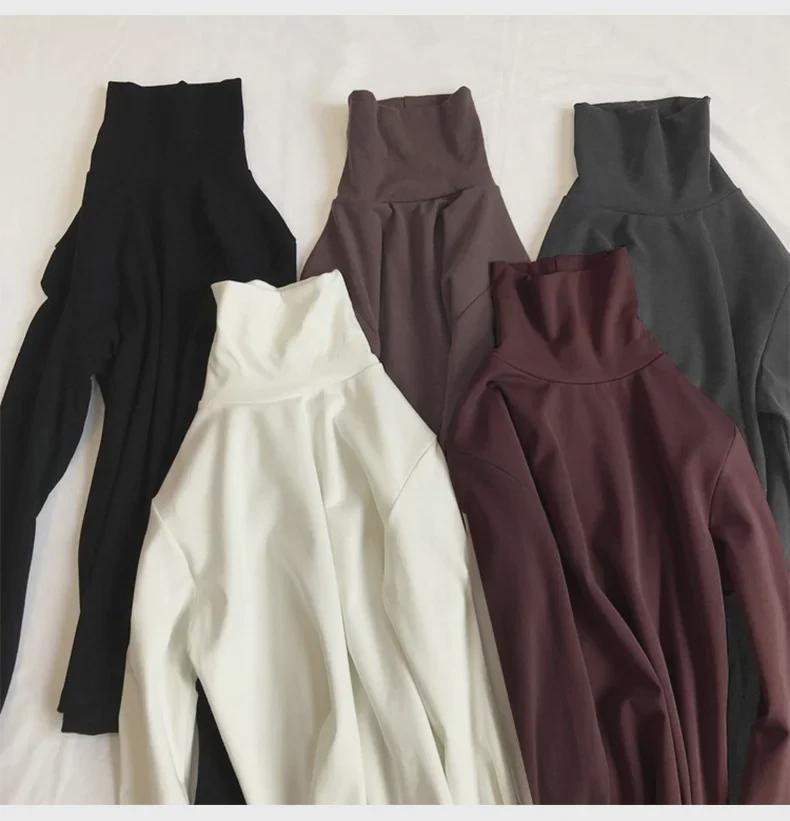 Women's Slim Fit German Velvet Turtleneck Long-Sleeve Shirt - 2024 Autumn/Winter Fashion
