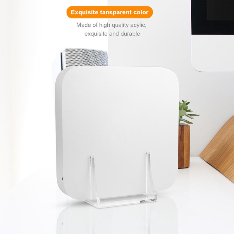 Acrylic Desktop Storage Bracket Router Tv Box Rack Holder Accessories Compatible For 2010-2020 Mac