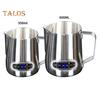 Latte Art Cup, Temperatursensor, verformungssicher, praktisch, langlebig, robust, ergonomisch, Latte Art Cup für die Bar
