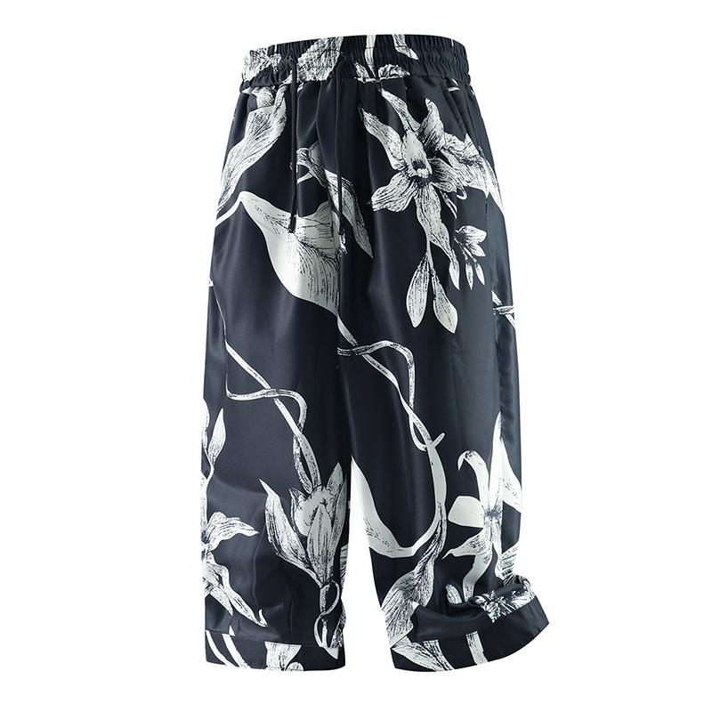 Summer Shorts, Casual Cropped Shorts, Quick Drying Breathable Sports Men's Breathable Cropped Shorts, Loose Shorts
