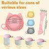 Pet Can Spoon Sealing Lid Set Multifunctional Feeding Scoop With Can Opener Sealed Storage Cover For Cat Dog Daily Feeding Use