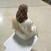 Hand Painted Jesus Figurine I Am with You Always Handmade Jesus Christ Statue Sitting Pose Unique Resin Jesus Ornament