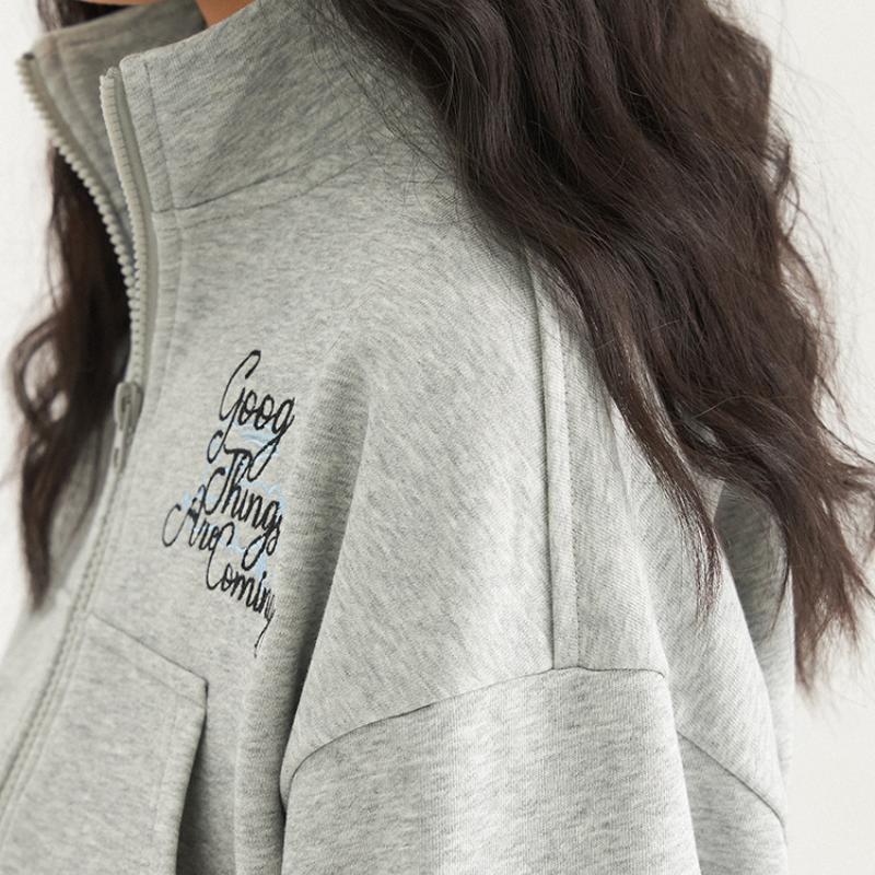 Dívčí školní dětská tepláková souprava 2ks Bavlna Abeceda Cvičení mikina s dvojitým zipem Bunda+tepláky Dětský Jogger Outfit 5-16 Yr