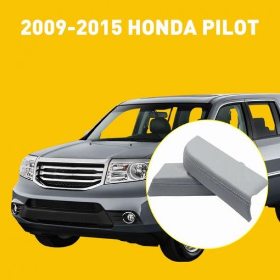 2pcs Fit 2009-2015 for Pilot Door Honda Panels Gray Advanced Armrest Covers Hot