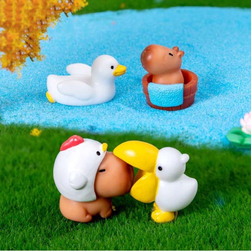 Simulation Capybara Figure Toys Figure Capybara Animals Figures  Desk Decor