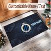 Personalized Crystal Velvet Carpet Club Brugge FC Pattern Non Slip Floor Rug