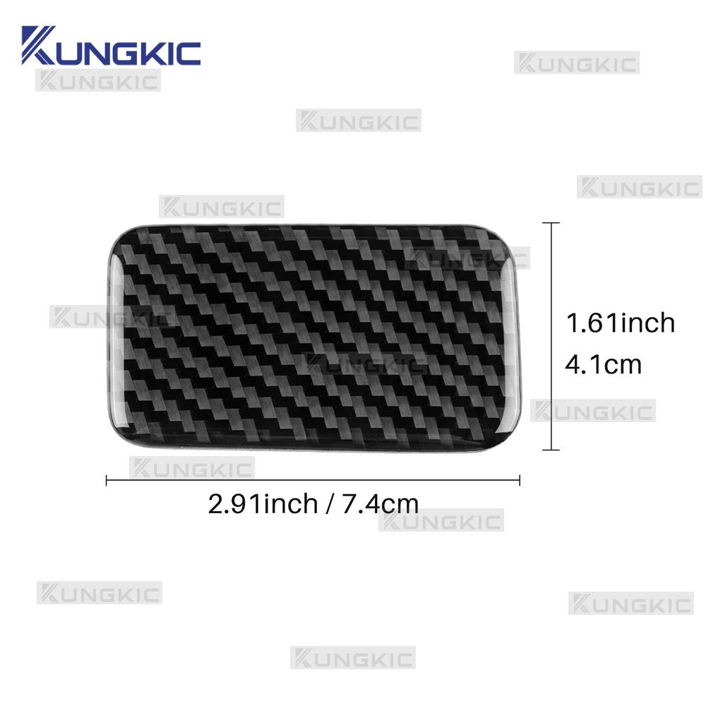 For New Dodge Attitude GAC Empow 2024 2025 Real Soft Carbon Fiber Sticker LHD Car Front Passenger Glove Box Storage Handle Trim E8