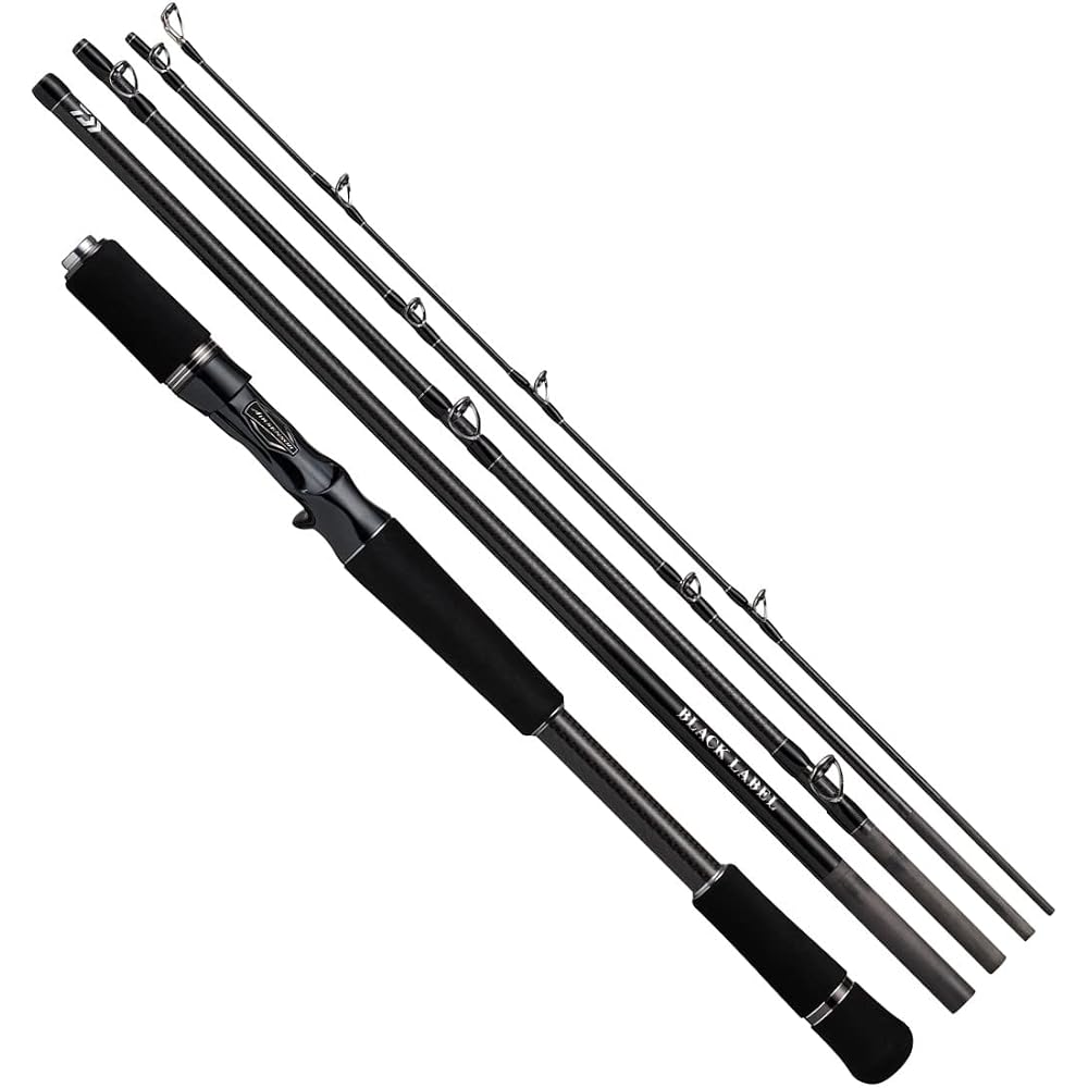Daiwa Black Label Travel Bass Rod C70M-5 Lightweight Design 7 Feet Fishing Rod