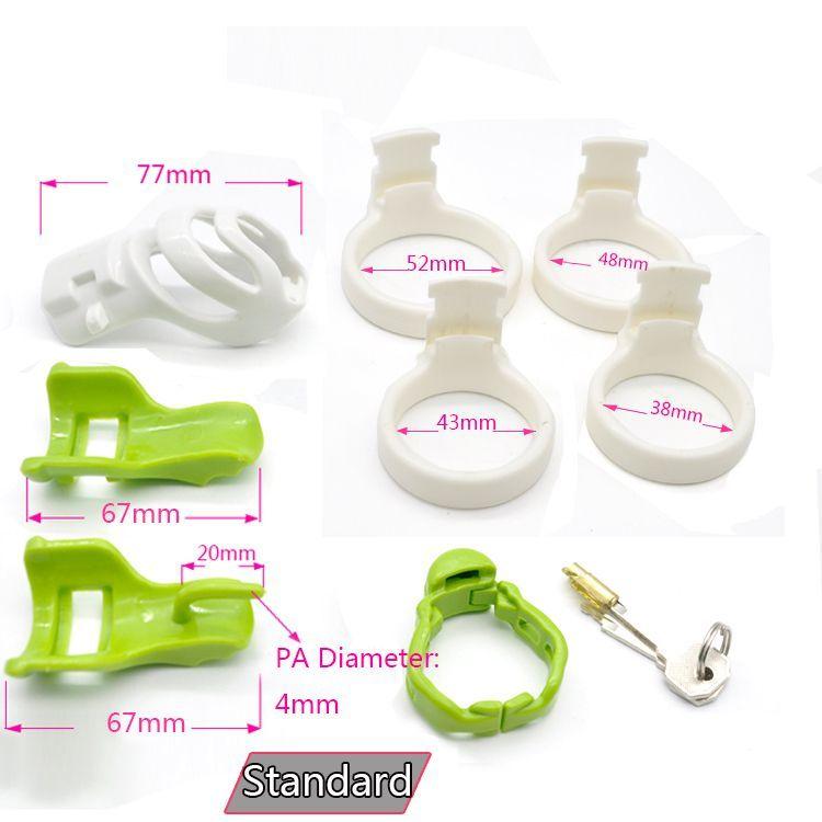 Keuschheitskäfig für Männer, Sexspielzeug, diskretes Sissy-Femboy-Keuschheits-Hahnkäfig-Gerät, Penisring für Männer mit 2 Größen, Sexspielzeug für Erwachsene für Männer