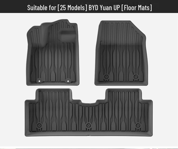 2024-2025 BYD Yuan UP/ATTO2 TPE Floor, Trunk & Backrest Mats