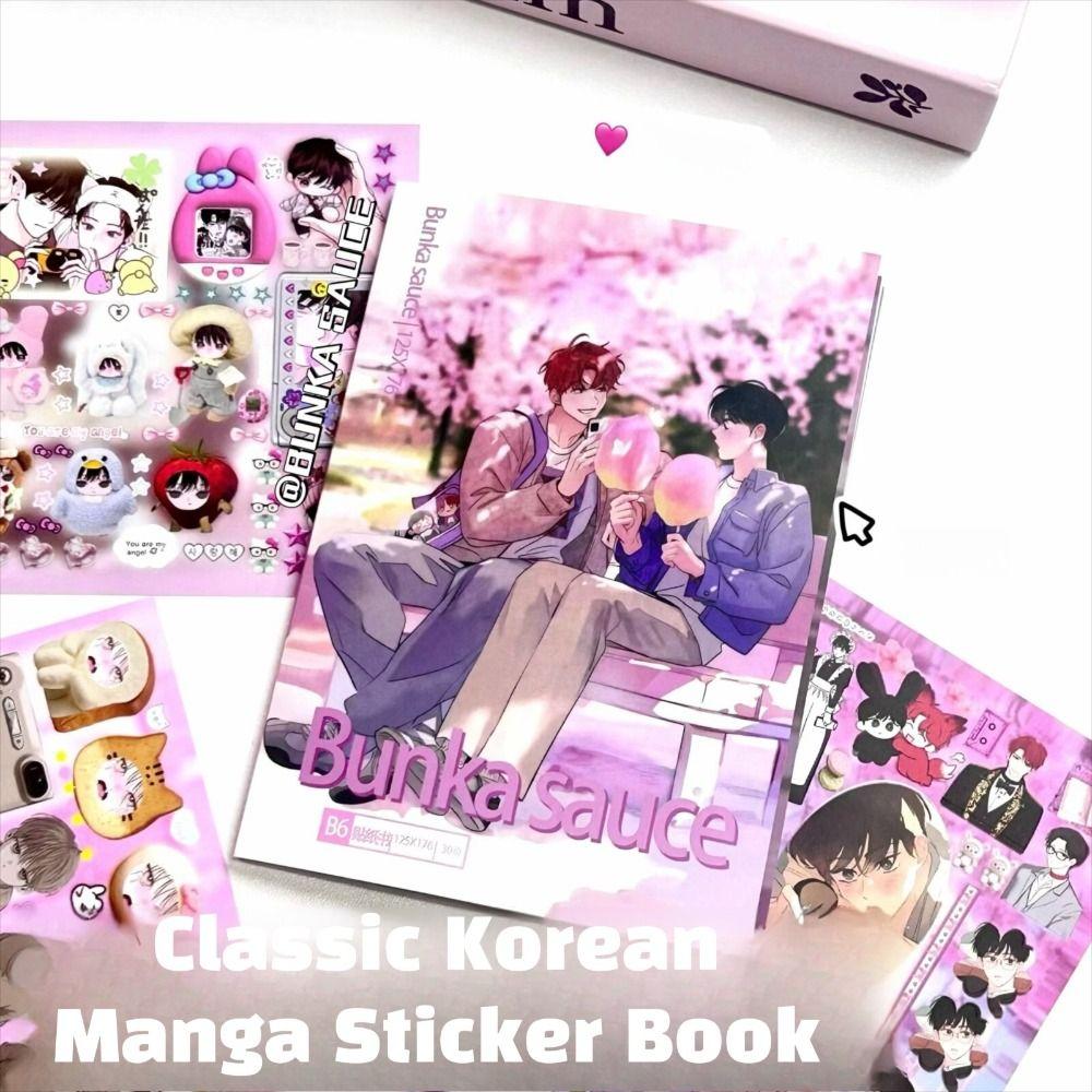 DIY Sticker Book 30 Pages Scrapbook Sticker Creative Diary Sticker Stationery Supplies