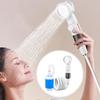 Outdoor Camp Shower Pump with Digital Display PVC Shower Head Sprayer Electric Shower Pump for Hiking Car Washing & Pet Cleaning