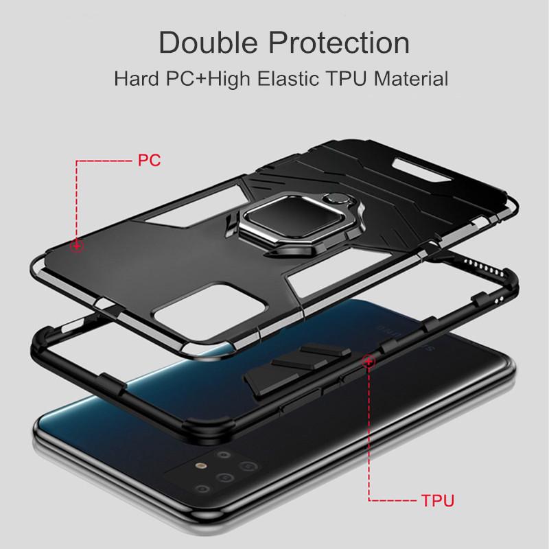 Armor Case for Samsung A51 A71 Case Magnetic Car Phone Holder Cover Bumper Case for Samsung Galaxy A51 A 51 A71 A 71 A31 31 Case