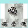 Vintage Chic Leopard Print Hair Clip For Women Handmade Acetate Hair Accessory