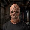 Creepy Horror Masque Scary Halloween Masque, Full Face Latex Breathable for Costume, Cosplay Party, Haunted House Prop Lightweight