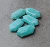 Amazonite Hexagon Tablet Cut Gemstone | Calibrated Loose Gemstone for Jewelry Making & Wholesale