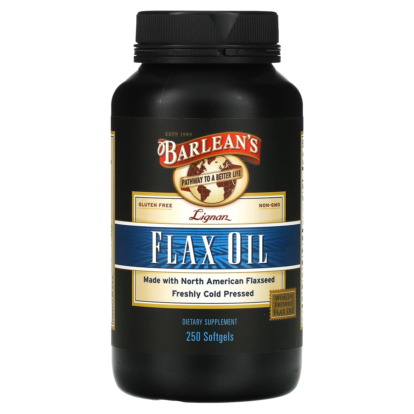

Barlean S, Lignan Flax Oil, 250 Softgels