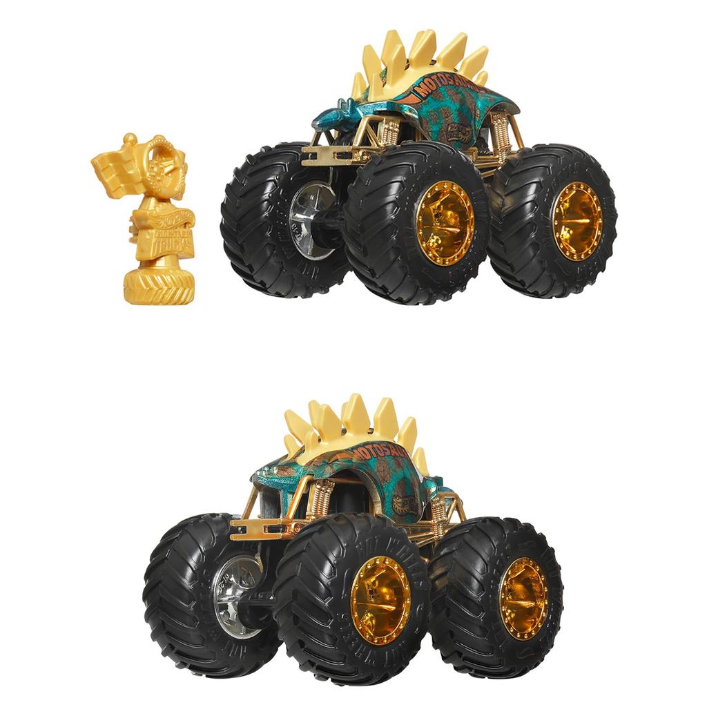 Hot Wheels Monster Truck Trophy Champion Assorted Vehicle Ages Toys, 6-Car Box, 3+, Multi-Purpose, JDV96-986D