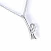 [Used] TIFFANY 925 Initial K Pendant Necklace j7-4