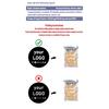 100 Transparent Aluminum Foil Self-Sealing Bags, Food-Grade Storage Bags, Reusable Packaging Bags, with Customizable Logo