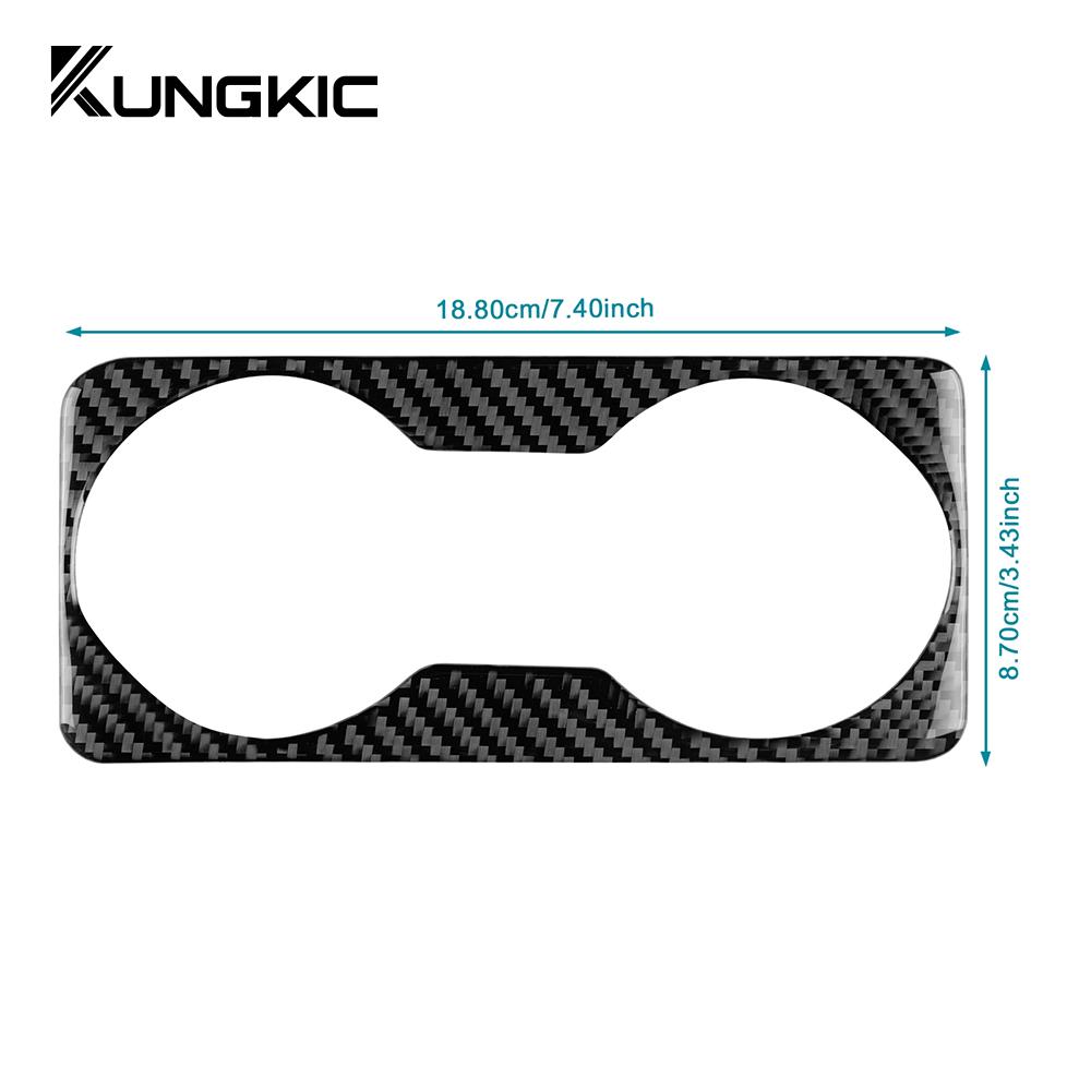 Carbon Fiber Style Center Console Frame Trim Sticker for Seat Leon 2013-2015 LHD RHD