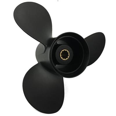 Hélice de bateau 9,9x14 adaptée au hors-bord Tohatsu 20HP-30HP 3 pales en aluminium 10 dents OEM NO: 349B64529 9 7/8x14