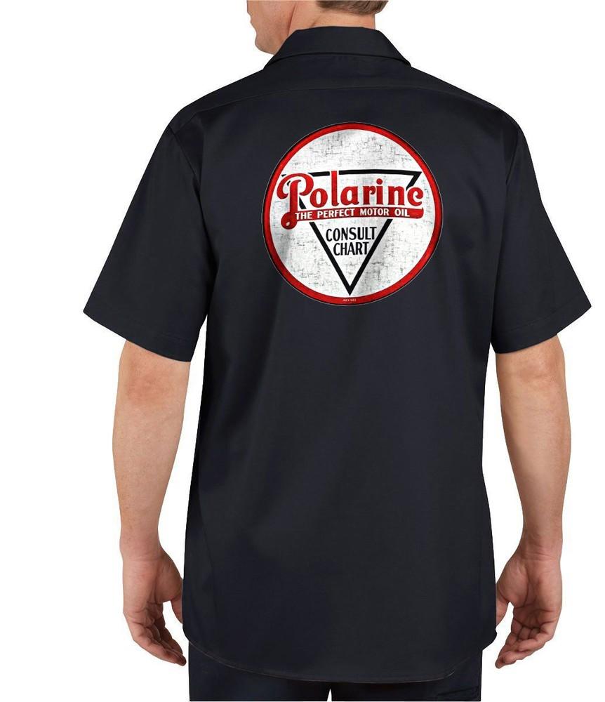 

Polarine Motor Oil - Mechanics Graphic Work Shirt Short Sleeve Unisex T-Shirt M